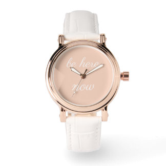Sei hier jetzt Watch – Minimalistische Achtsamkeit Armbanduhr