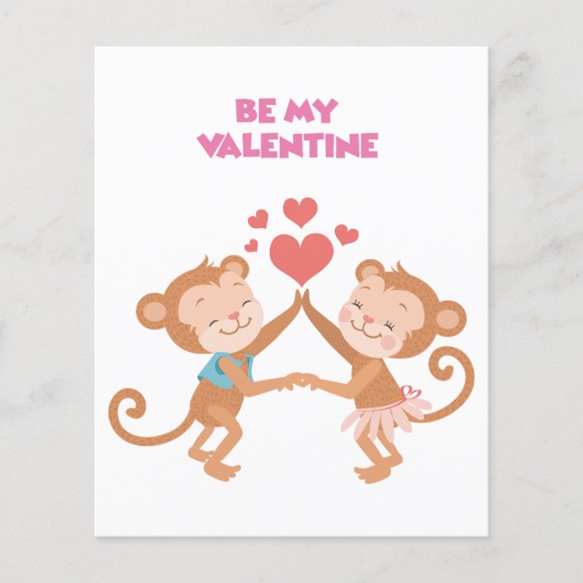 Sei ich Valentinstag - glücklich Flyer (Vorne)