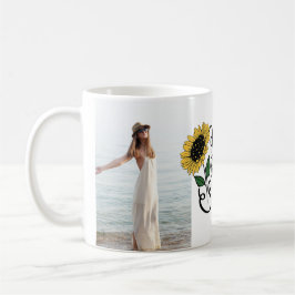 "Sei immer dein Sonnenschein" 2 Fotos nach Maß Kaffeetasse