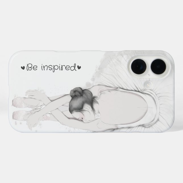 Sei inspiriert Ballerina iPhone / iPad Gehäuse iPhone 16 Hülle (Rückseite (Horizontal))