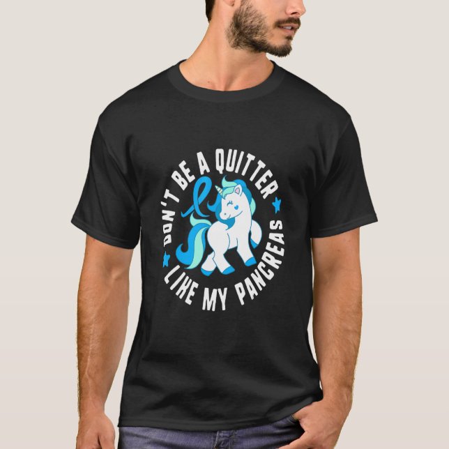 Sei kein bisschen wie mein Bauchspeicheldrüsendiab T-Shirt (Vorderseite)