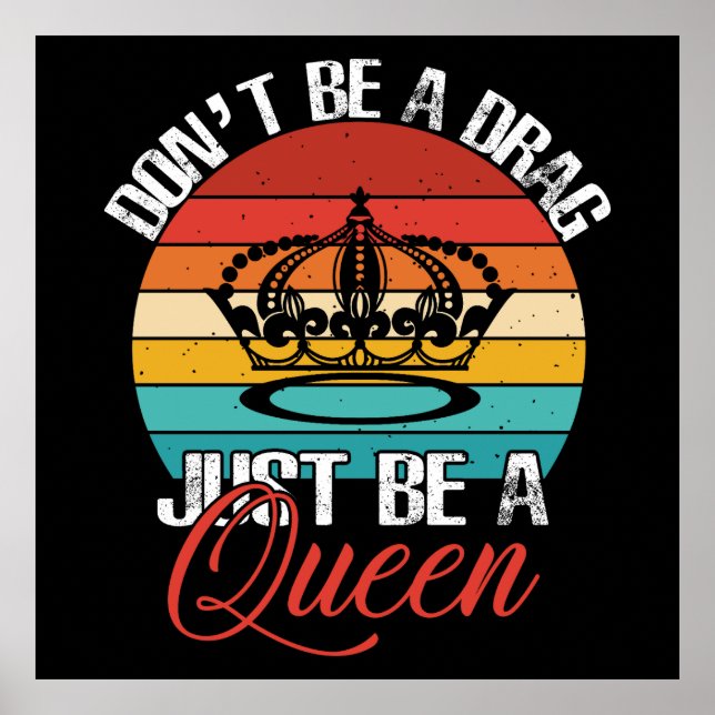 Sei kein Drag Poster (Vorne)