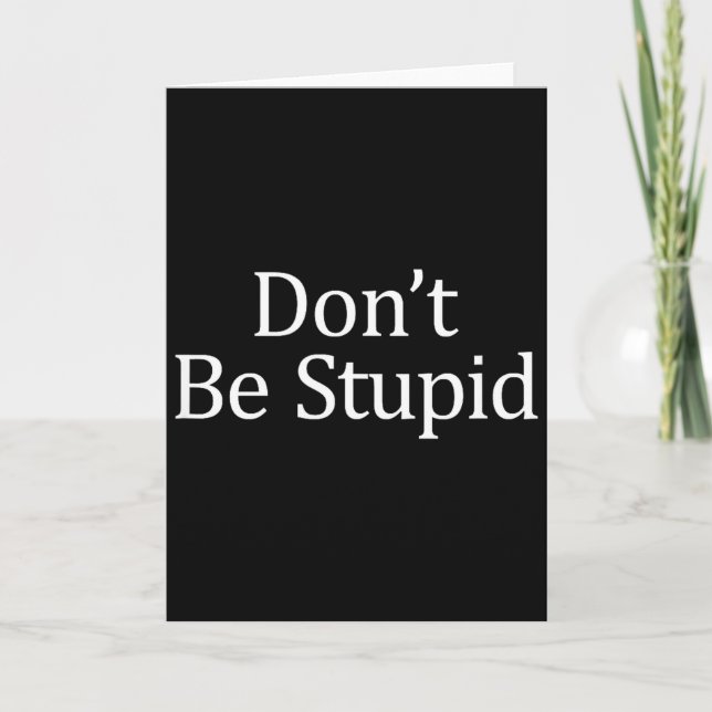 Sei kein Hengst -  Karte (Vorderseite)