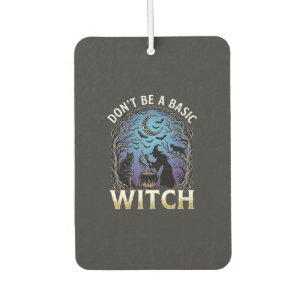 Sei keine einfache Hexe Halloween Kessel schwarze  Autolufterfrischer