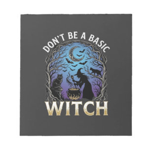 Sei keine einfache Hexe Halloween Kessel schwarze  Notizblock