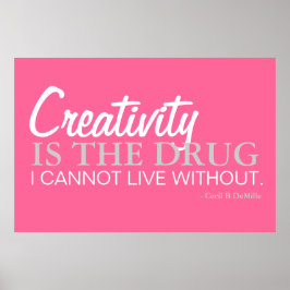 Sei kreativ - Poster Inspiration