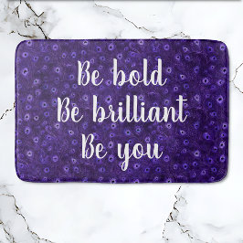 Sei kühl Lila Pfauenparadies Badematte