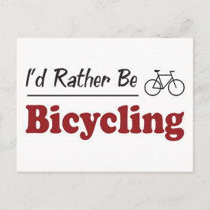 Sei lieber Fahrrad Postkarte