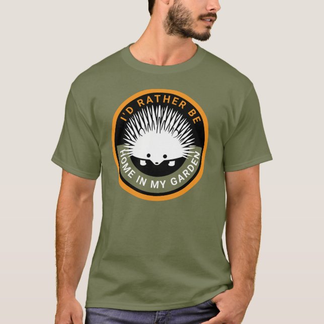 Sei lieber Zuhause in meinem Garten, Niedlicher Ig T-Shirt (Vorderseite)