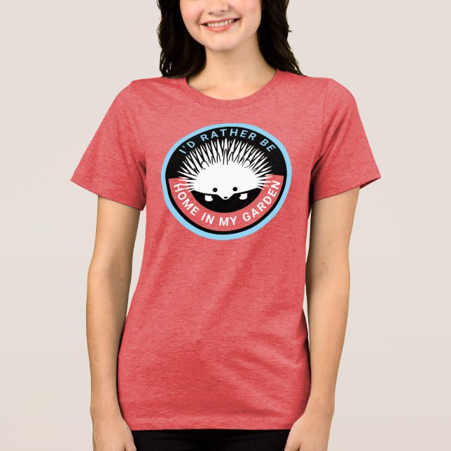 Sei lieber Zuhause in meinem Garten, Niedlicher Ig Tri-Blend Shirt (Vorderseite)