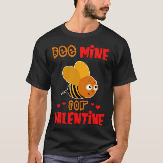 Sei Mein an Valentinstag - Lustige Biene und Text T-Shirt