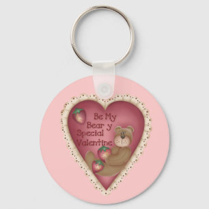 Sei mein beary Special Valentine Schlüsselanhänger