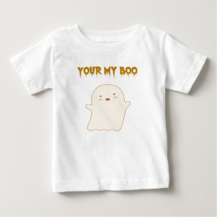 Sei mein Boo Halloween Ghost Baby T-shirt