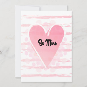 "Sei Mein!" - Frohen Valentinstag Wundervolle Grüß Feiertagskarte
