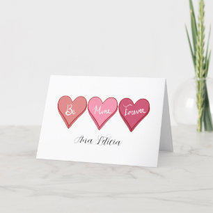 Sei Mein für immer Valentinstag  Feiertagskarte