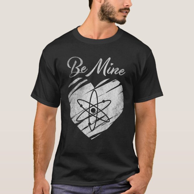 Sei mein Kosmos ATOM Coin Valentine Crypto Token H T-Shirt (Vorderseite)