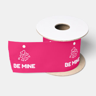 Sei Mein Rosa Herzen Satinband
