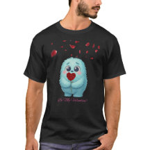 Sei mein Valentin? – Fluffiges Monster mit Rosen-C