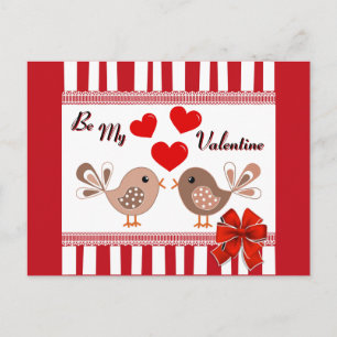 Sei mein Valentin Postkarte