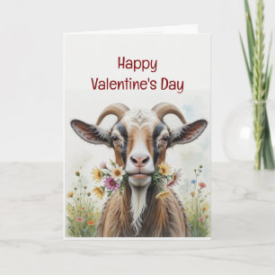 Sei mein Valentin vom alten Ziegenbock, der dich m Feiertagskarte