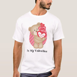 Sei mein Valentinbär" Der männliche T - Shirt