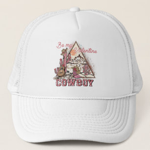 Sei mein Valentine Cowboy Truckerkappe