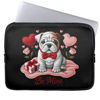 Sei mein Valentine English Bulldog Laptop Sleeve