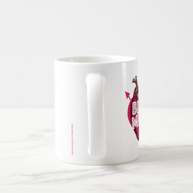 Sei mein Valentine Heart Arrow Kaffeetasse (Henkel)