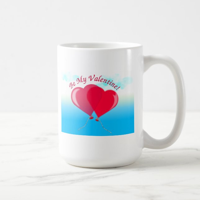 Sei mein Valentine Kaffeetasse (Rechts)
