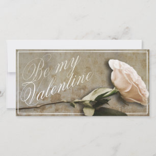 Sei mein Valentine mit Rose