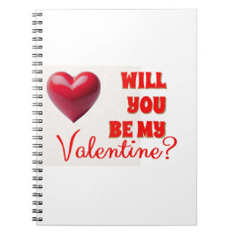 Sei mein Valentine Notizblock