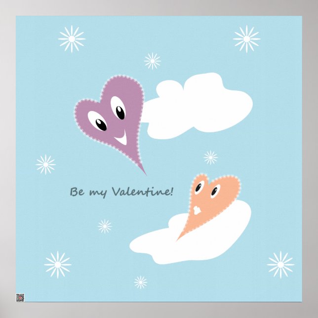 Sei mein Valentine Poster (Vorne)