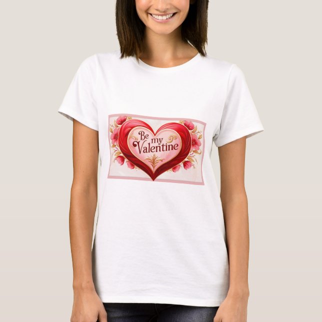 Sei mein Valentine T-Shirt (Vorderseite)