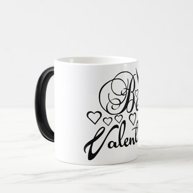 Sei mein Valentine Verwandlungstasse (Vorderseite Links)