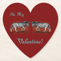 "Sei mein Valentine! Zebras"