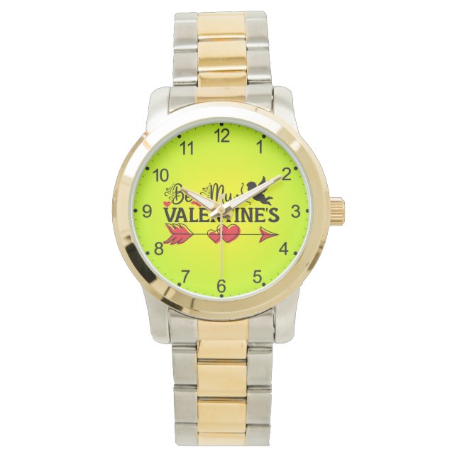 Sei mein Valentiner Armbanduhr (Vorderseite)