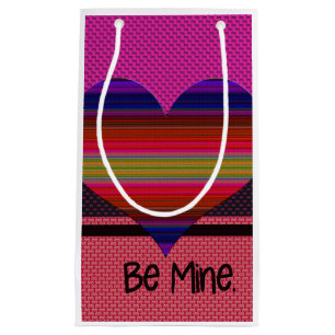 Sei mein Valentiner Regenbogenherz Kleine Geschenktüte