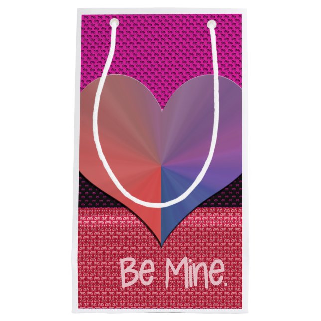Sei mein Valentinherz Kleine Geschenktüte (Vorderseite)