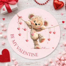  Sei mein Valentins-Teddybär – Hängendes Herz 