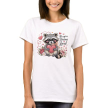 Sei mein Valentins-Waschbär mit Liebe