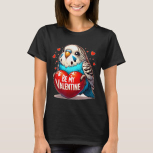 Sei mein Valentins-Wellensittich-Herz T-Shirt