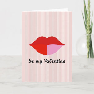Sei-mein-Valentinsgruß-Karte Karte