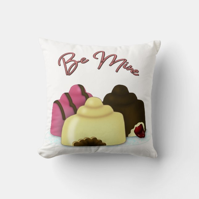Sei mein Valentinstag Candy Kissen (Vorderseite)