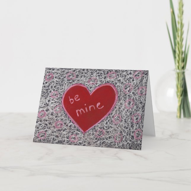 Sei mein Valentinstag Feiertagskarte (Vorderseite)