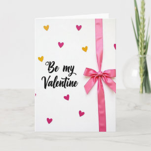 Sei mein Valentinstag Herzliches Liebeskarte Karte