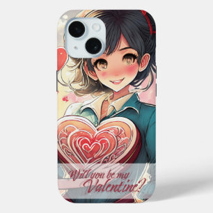 Sei mein Valentinstag im Manga-Stil 31470 Case-Mate iPhone Hülle