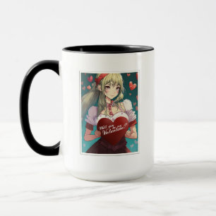 Sei mein Valentinstag im Manga-Stil 33893 Tasse