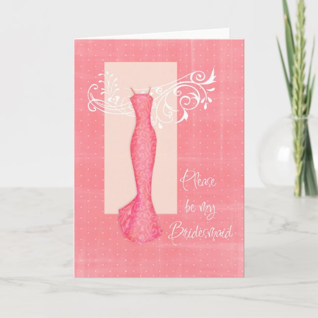 Sei meine Bridesmaid Einladung (Vorderseite)
