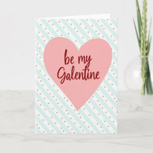 Sei meine Galentine-Beste-Freundin-Karte Karte