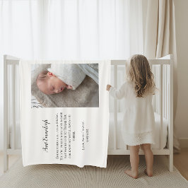 Sei meine Mutter, danke Foto Fleecedecke